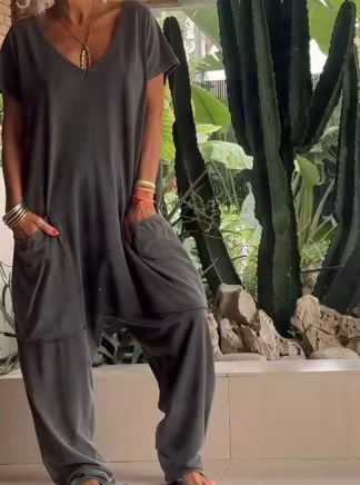 Xenia - Streetwear Fashion New Loose Jumpsuit